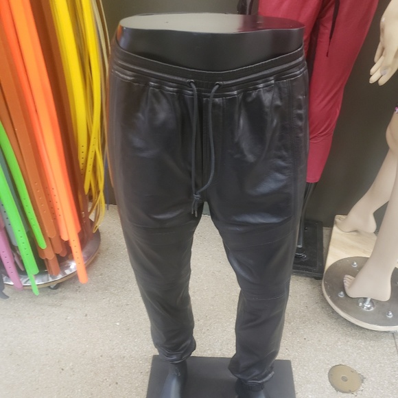 J Brand | Pants | Mens Leather Joggers 